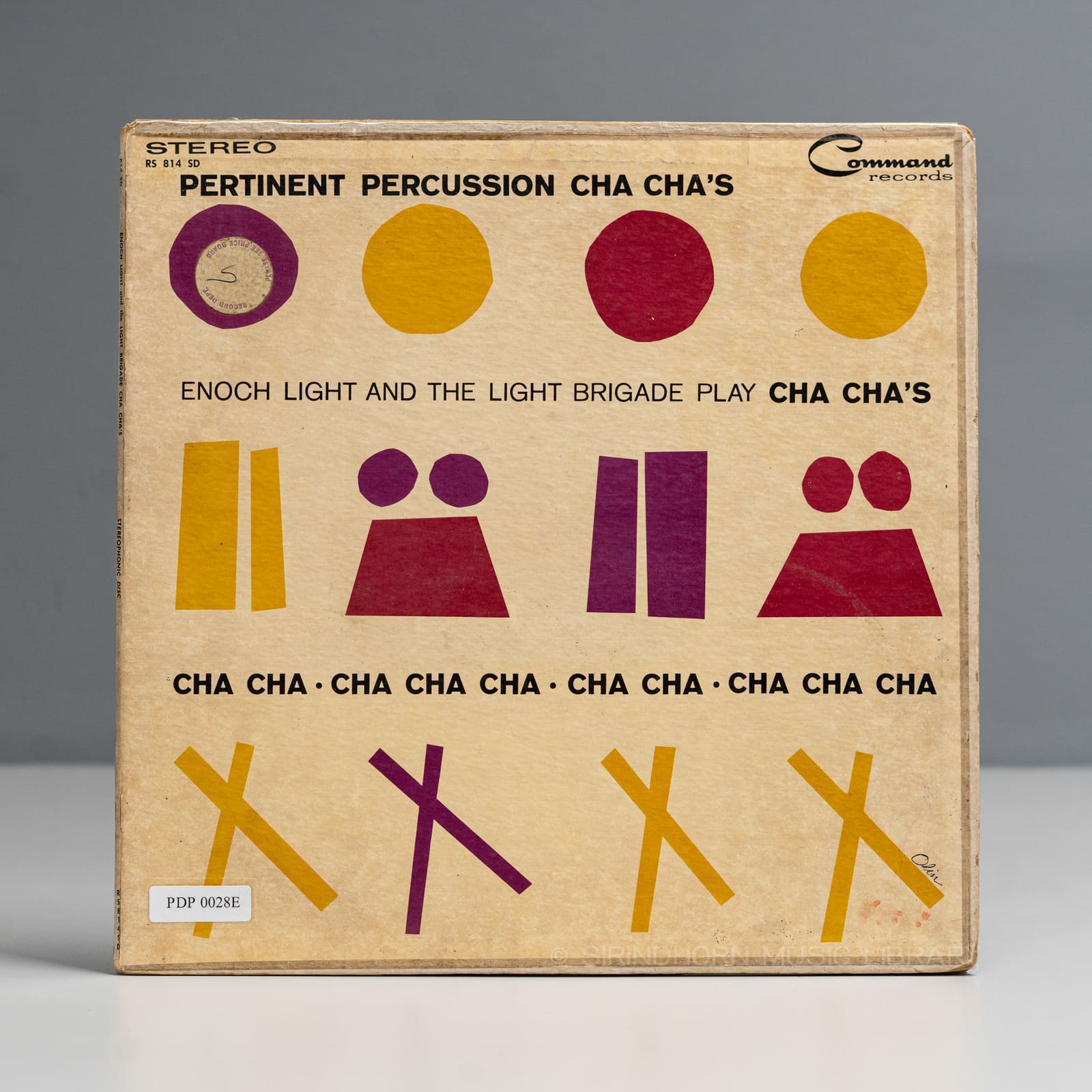 ปกแผ่น Pertinent Percussion Cha Cha's