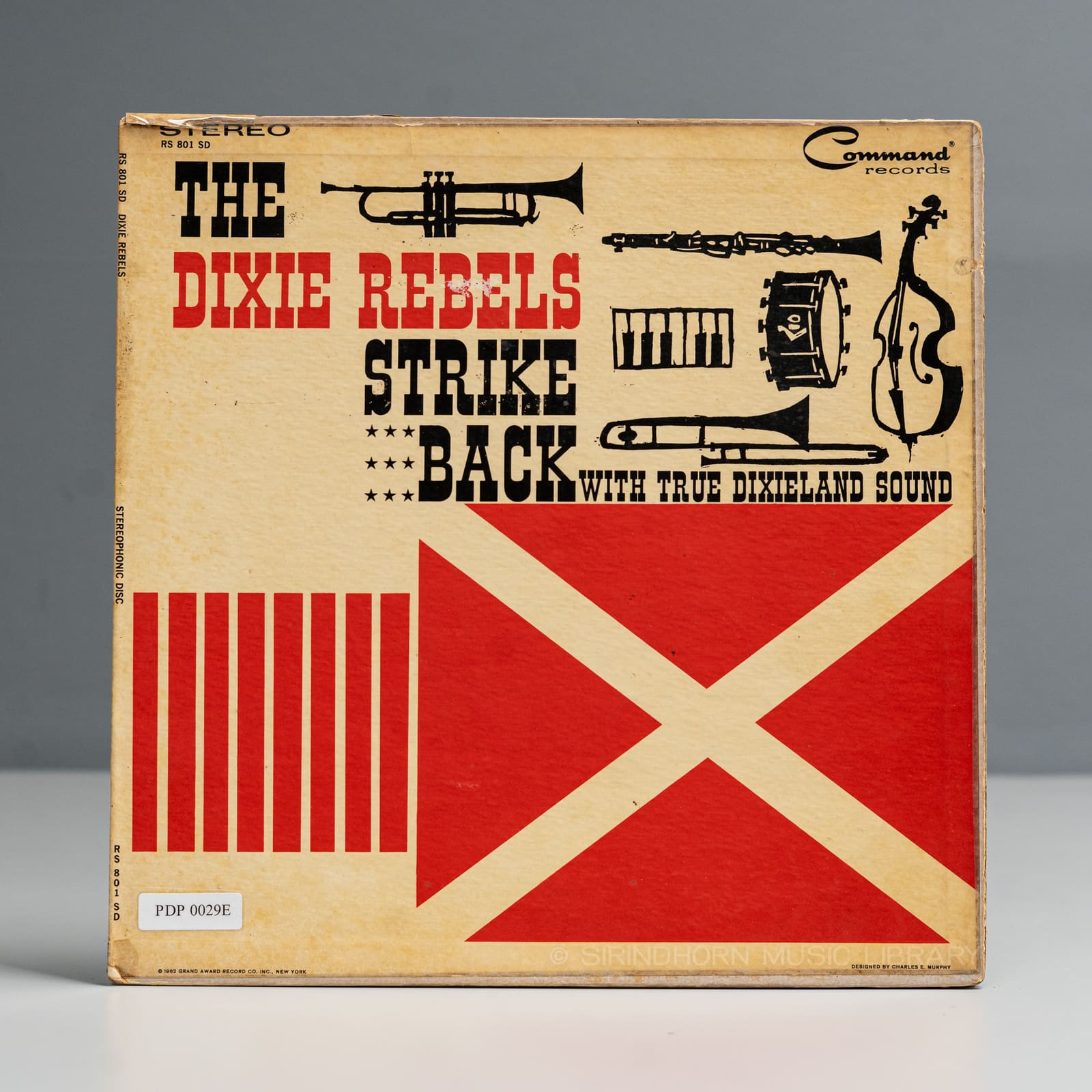 ปกแผ่น The Dixie Rebels strike back with true Dixieland Sound