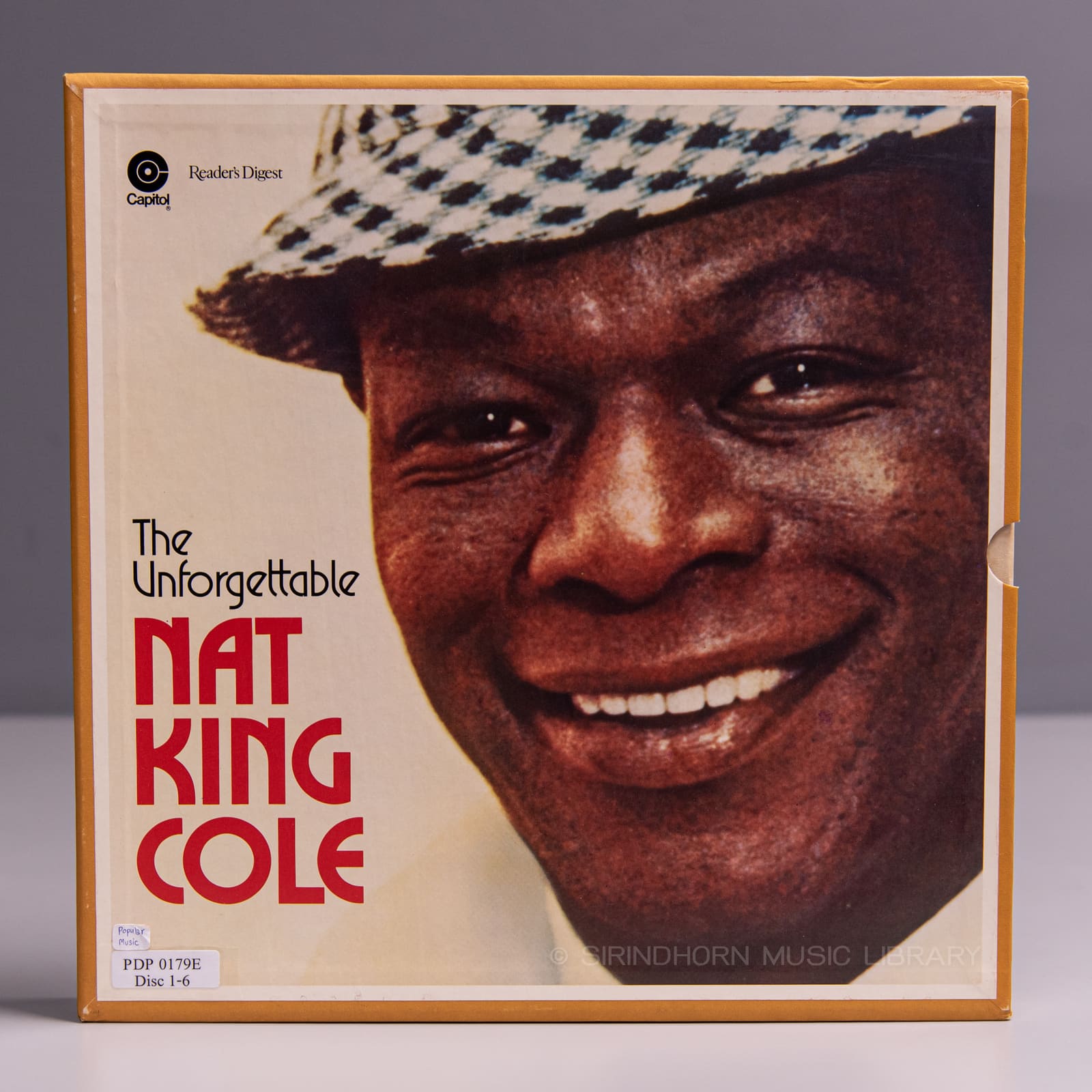 ปกแผ่น Nat King Cole the unforgettable