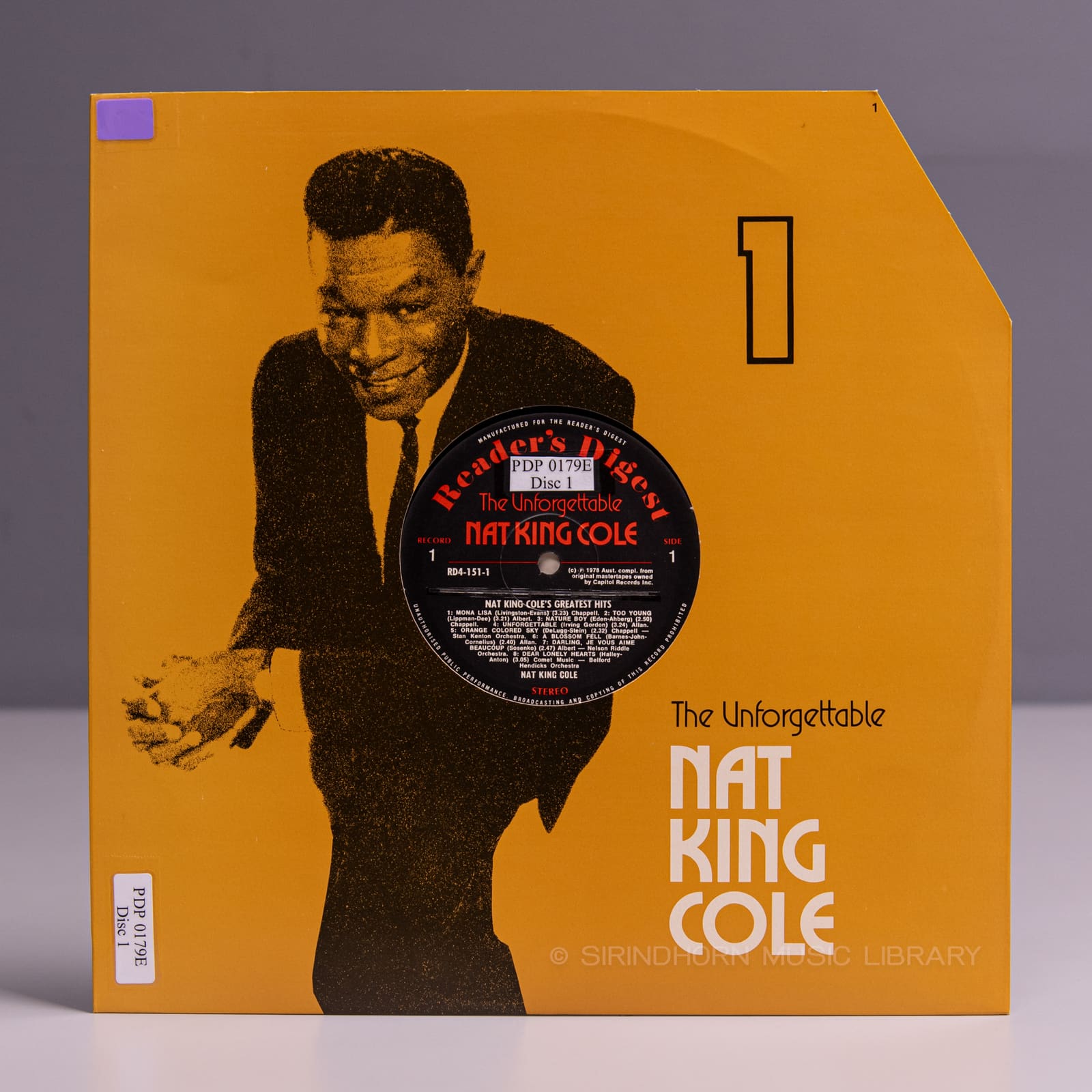 หน้าปกด้านใน 1 — Nat King Cole the unforgettable