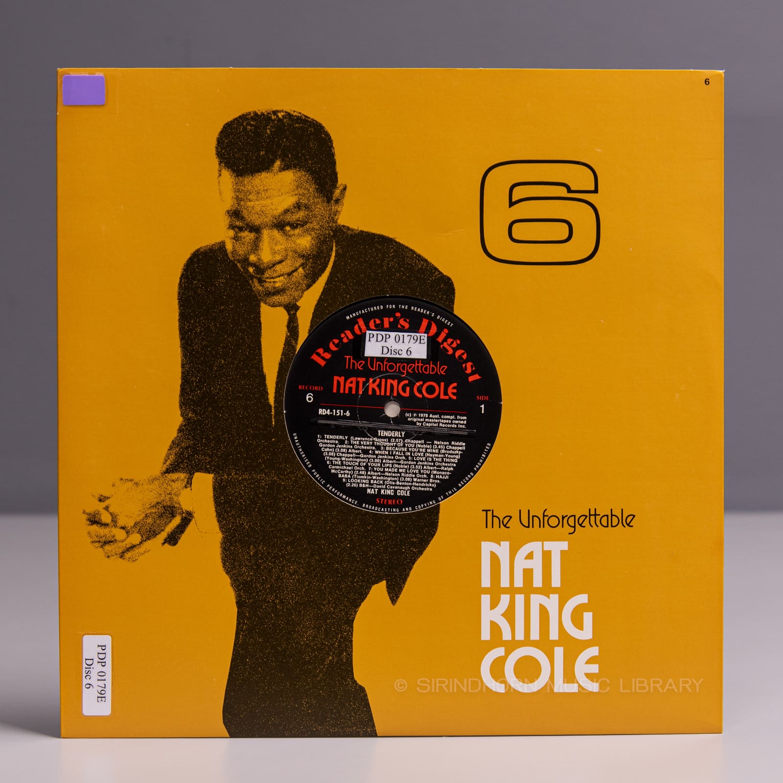 หน้าปกด้านใน 11 — Nat King Cole the unforgettable