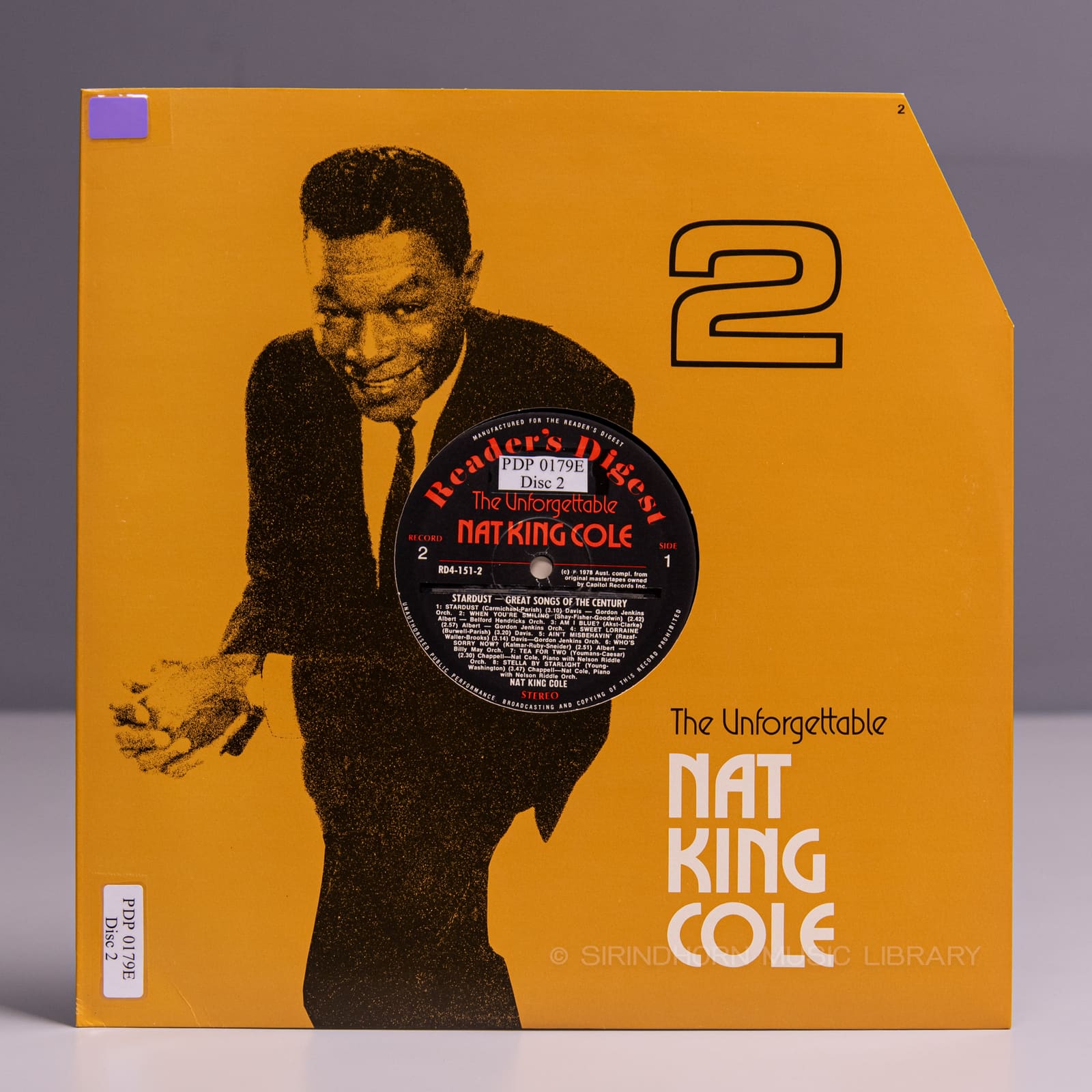 หน้าปกด้านใน 3 — Nat King Cole the unforgettable