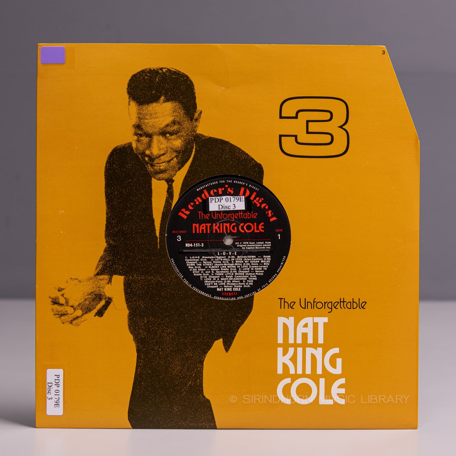 หน้าปกด้านใน 5 — Nat King Cole the unforgettable