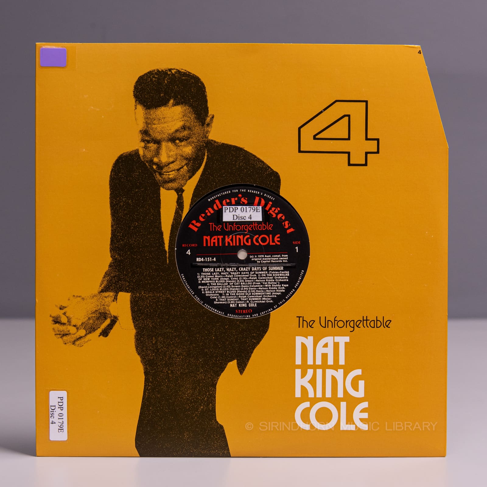 หน้าปกด้านใน 7 — Nat King Cole the unforgettable