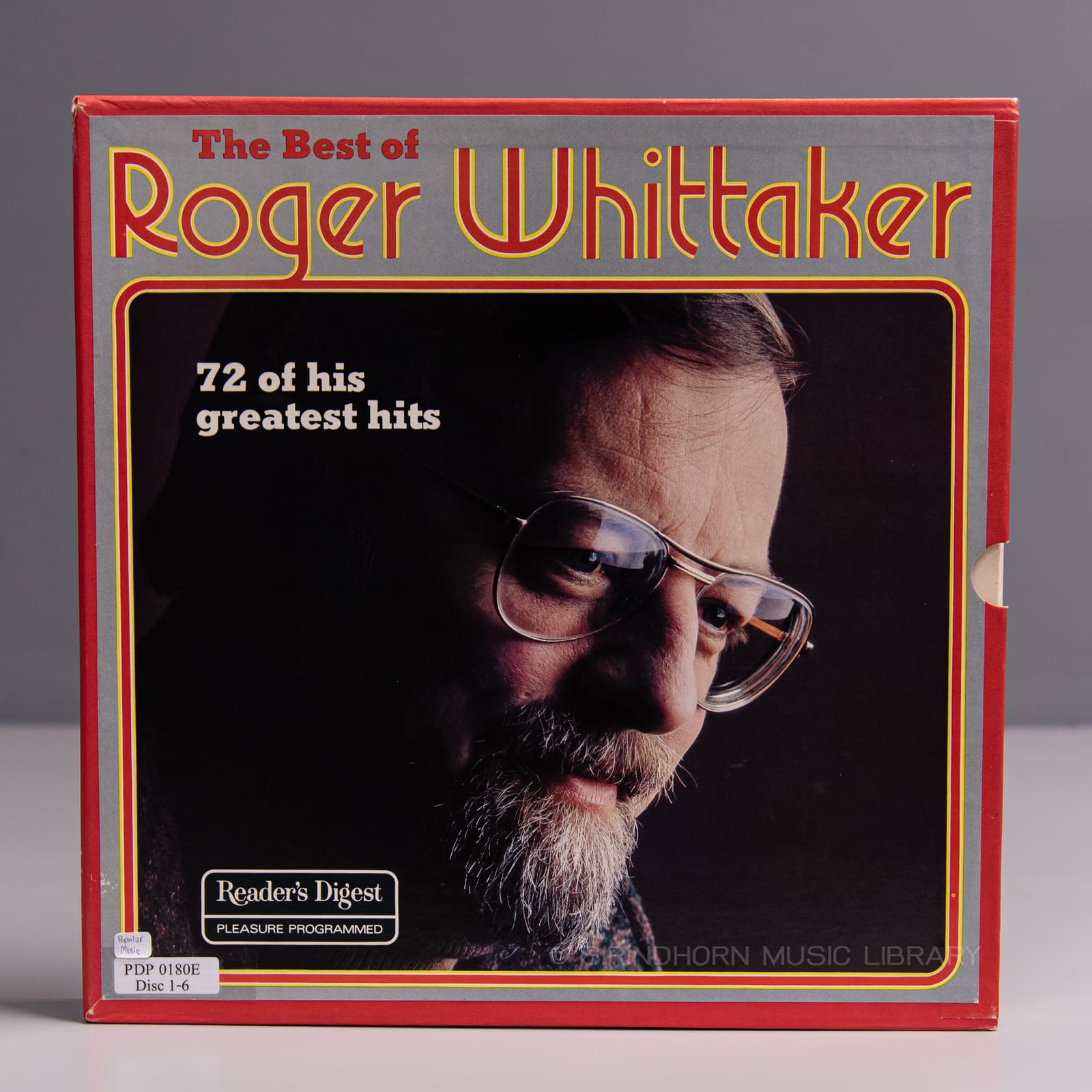 ปกแผ่น The best of Roger Whittaker 72 of his greatest hits