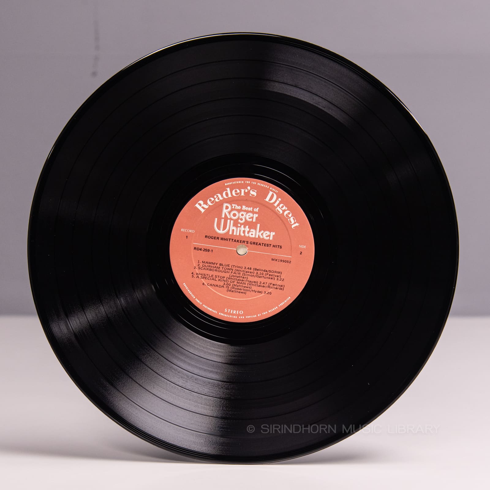 ป้ายแผ่นเสียง B — The best of Roger Whittaker 72 of his greatest hits