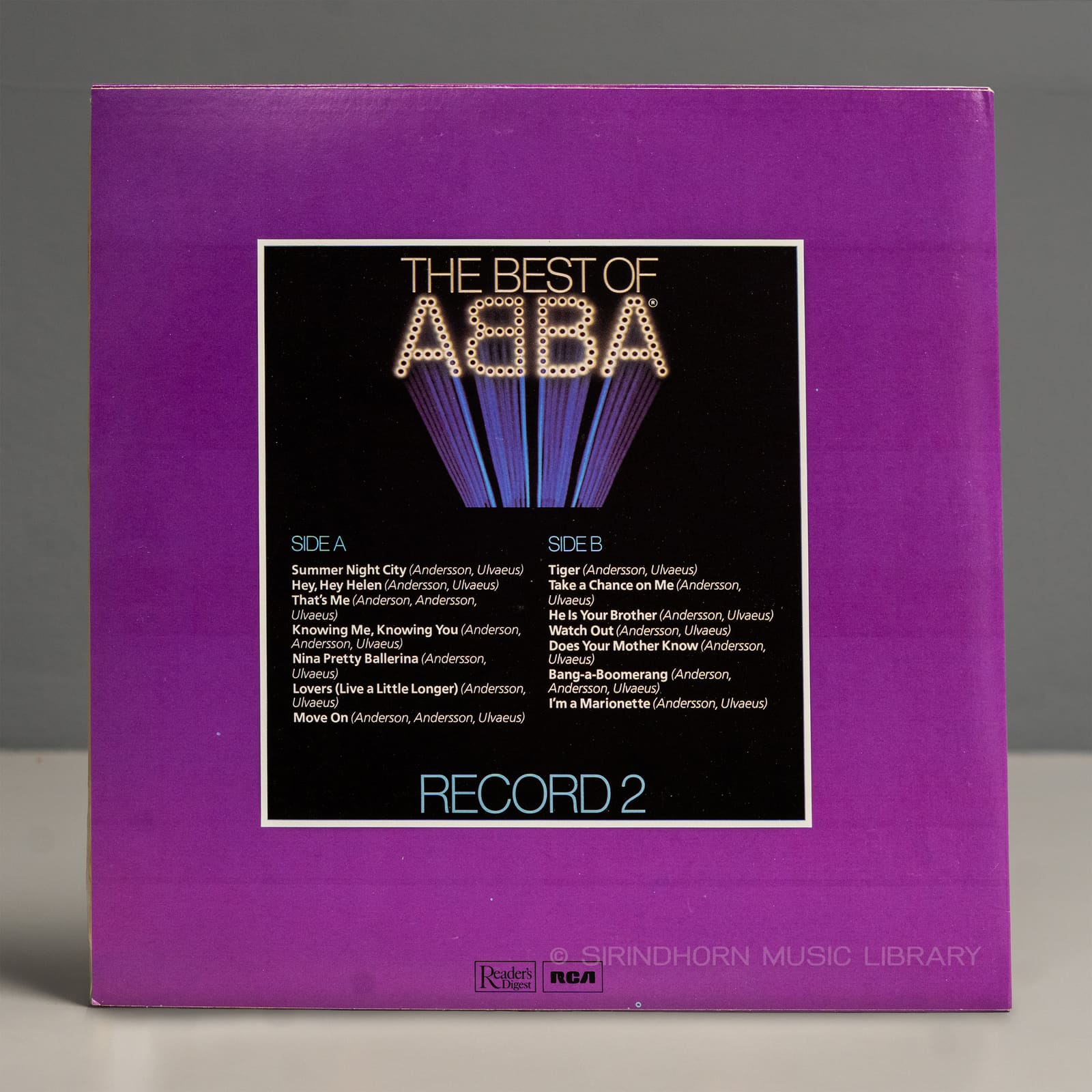 หน้าปกด้านใน 5 — The best of ABBA