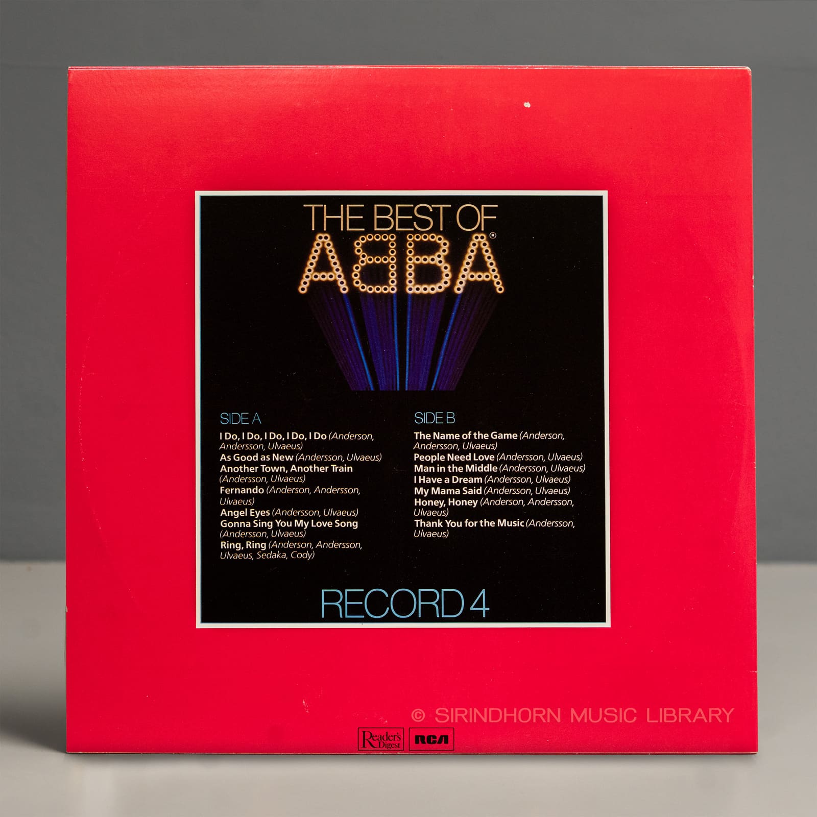 หน้าปกด้านใน 9 — The best of ABBA