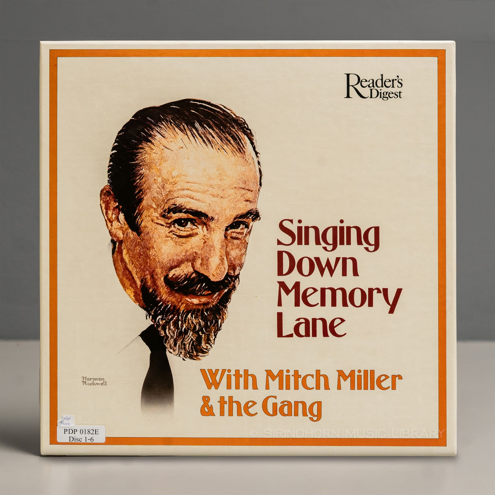 ปกแผ่น Singing down memory lane with Mitch Miller and the gang