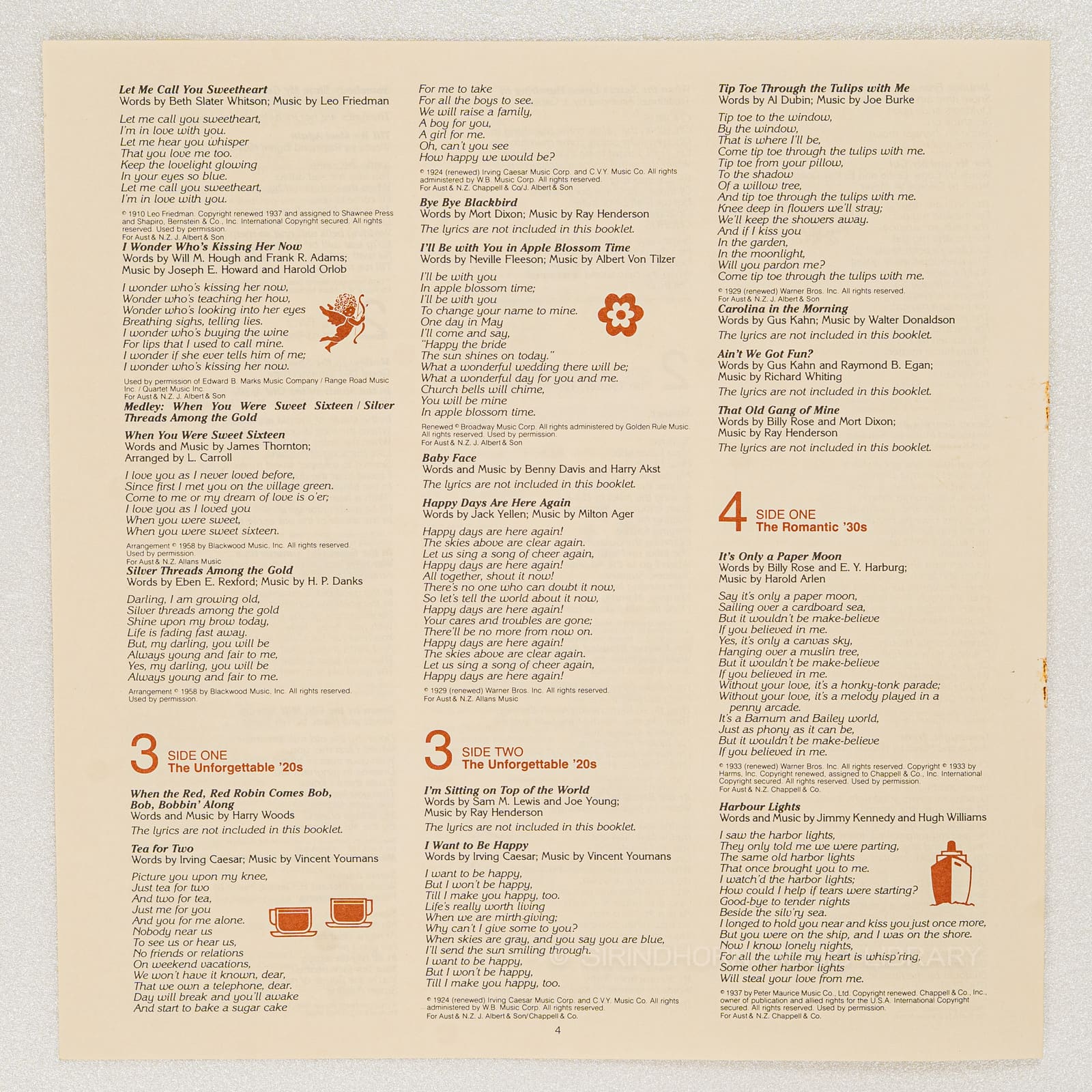หน้าปกด้านใน 4 — Singing down memory lane with Mitch Miller and the gang