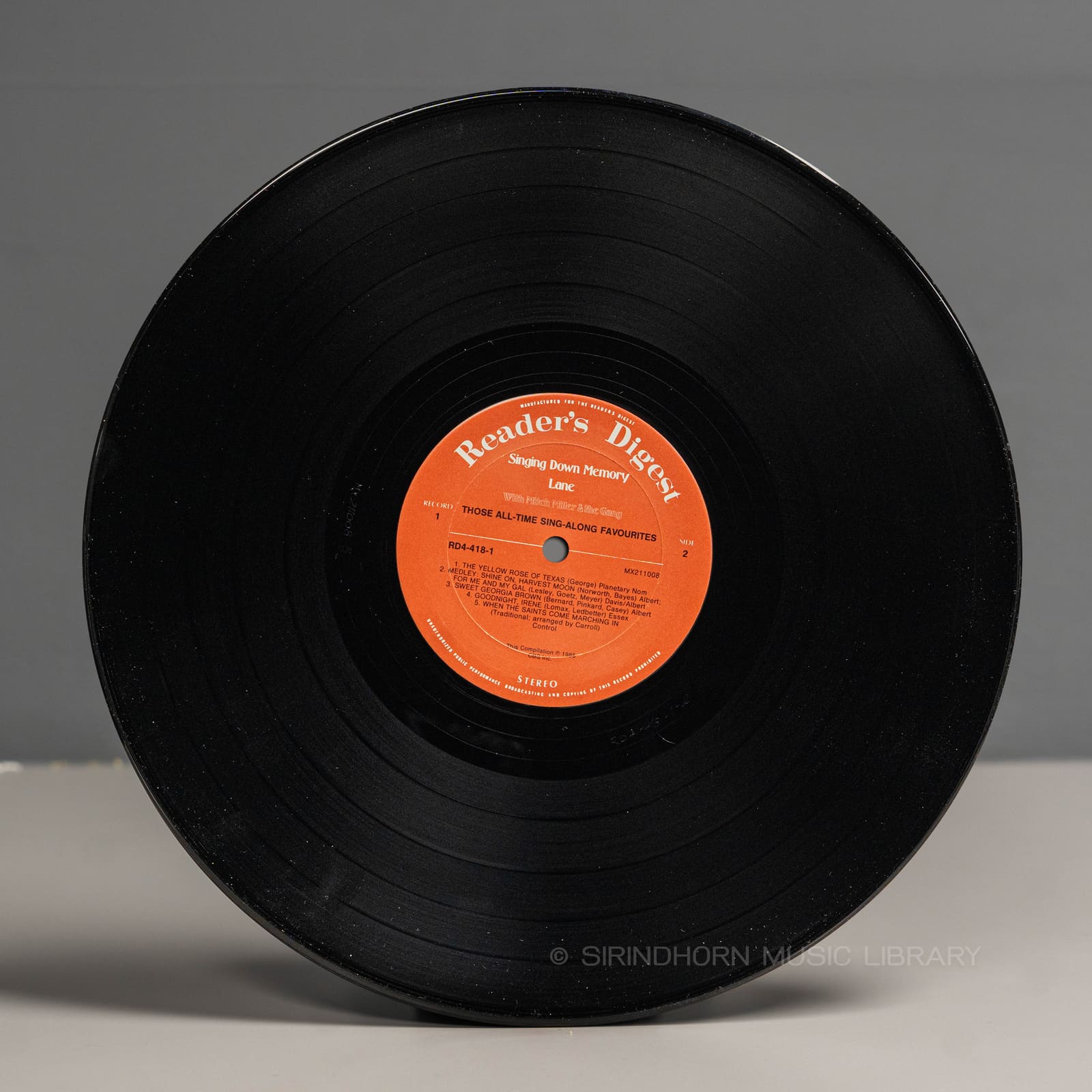 ป้ายแผ่นเสียง B — Singing down memory lane with Mitch Miller and the gang