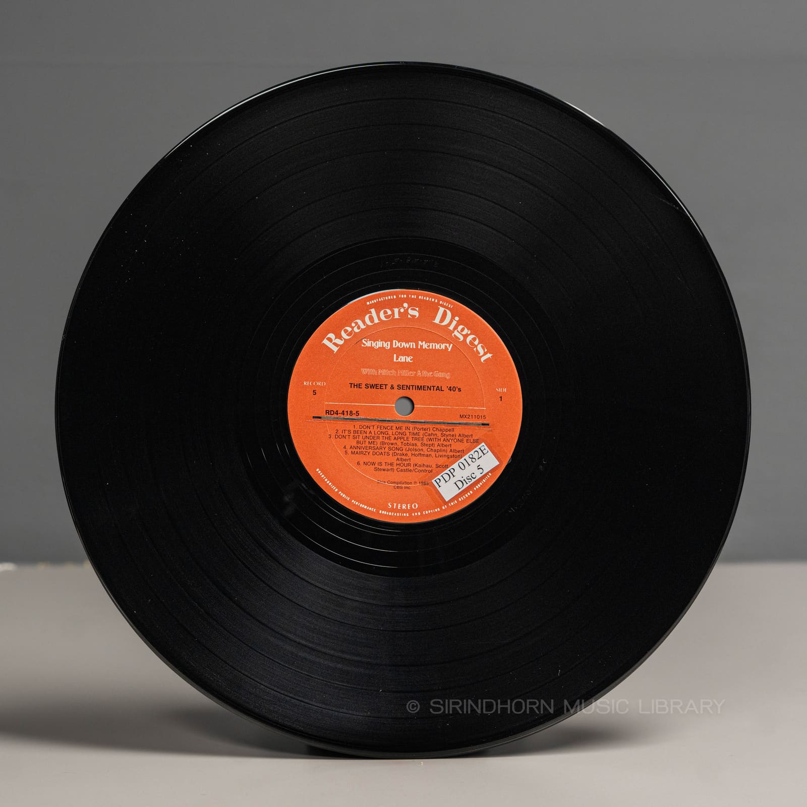 ป้ายแผ่นเสียง I — Singing down memory lane with Mitch Miller and the gang
