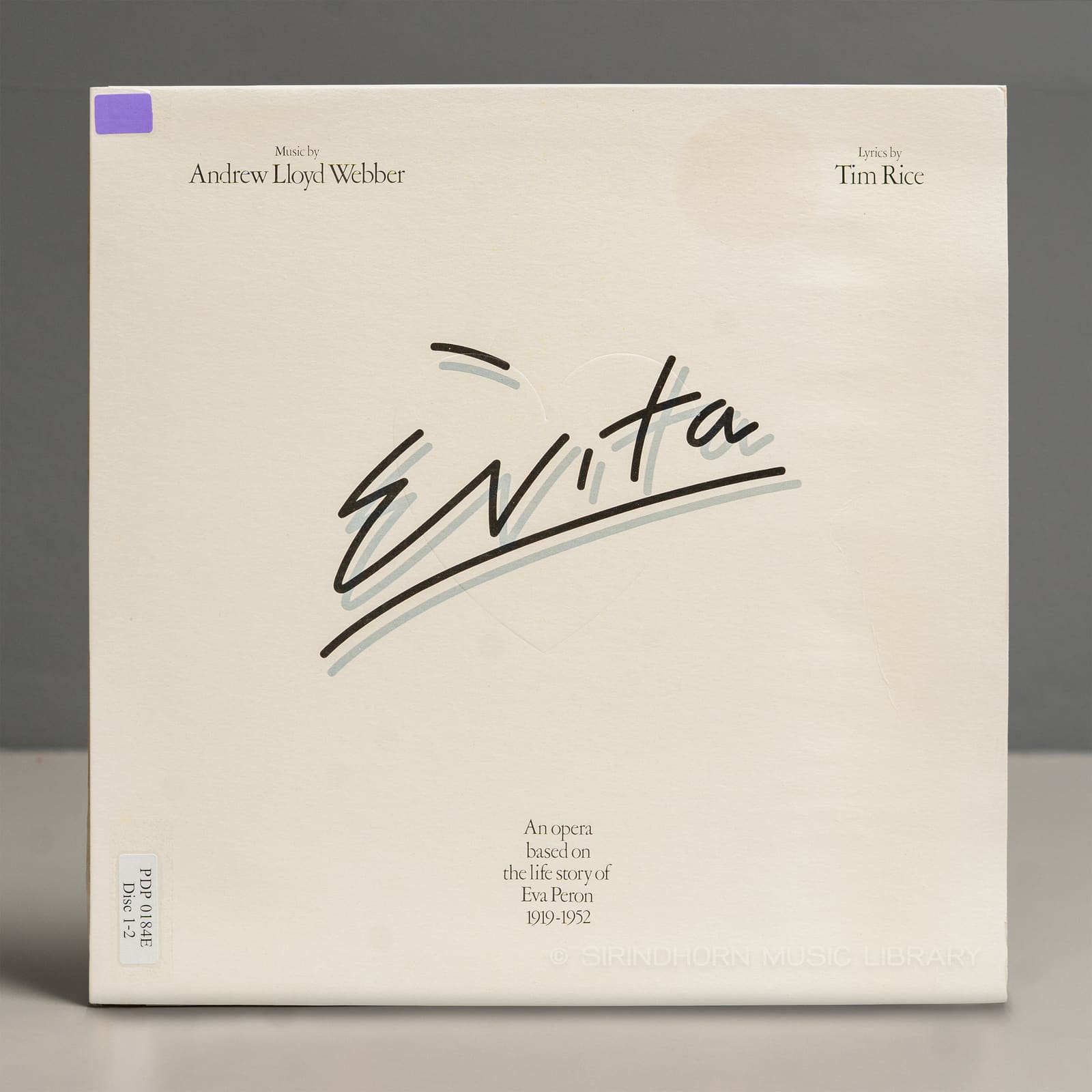 ปกแผ่น Evita