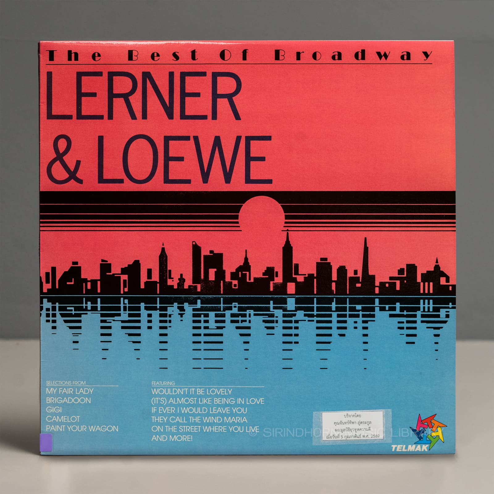 ปกหลัง — The best of broadway by Lerner & Loewe and Andrew Lloyd Webber