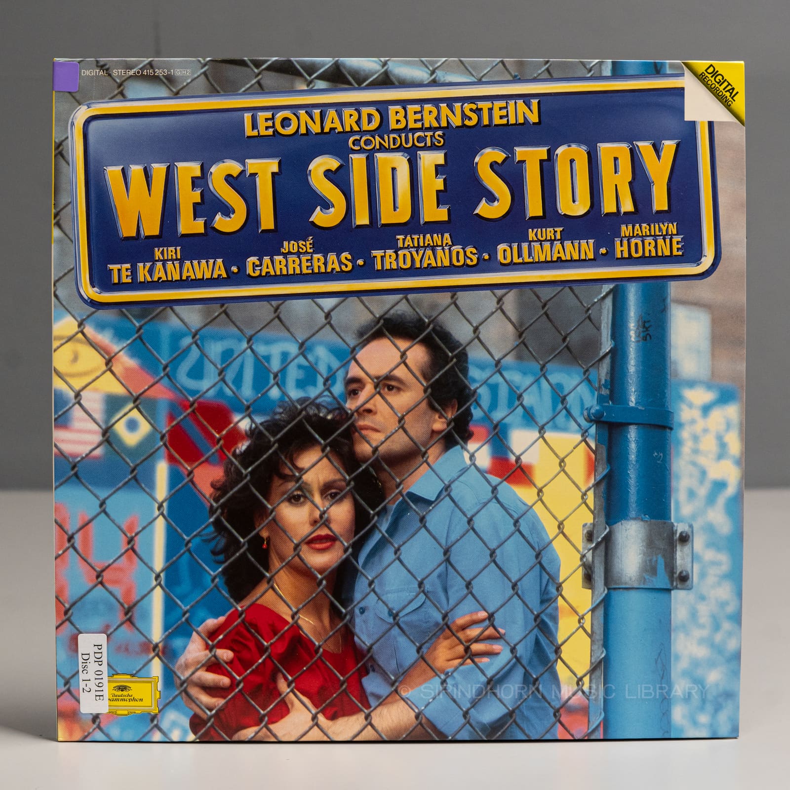 ปกแผ่น West side story based on a conception of Jerome Robbins