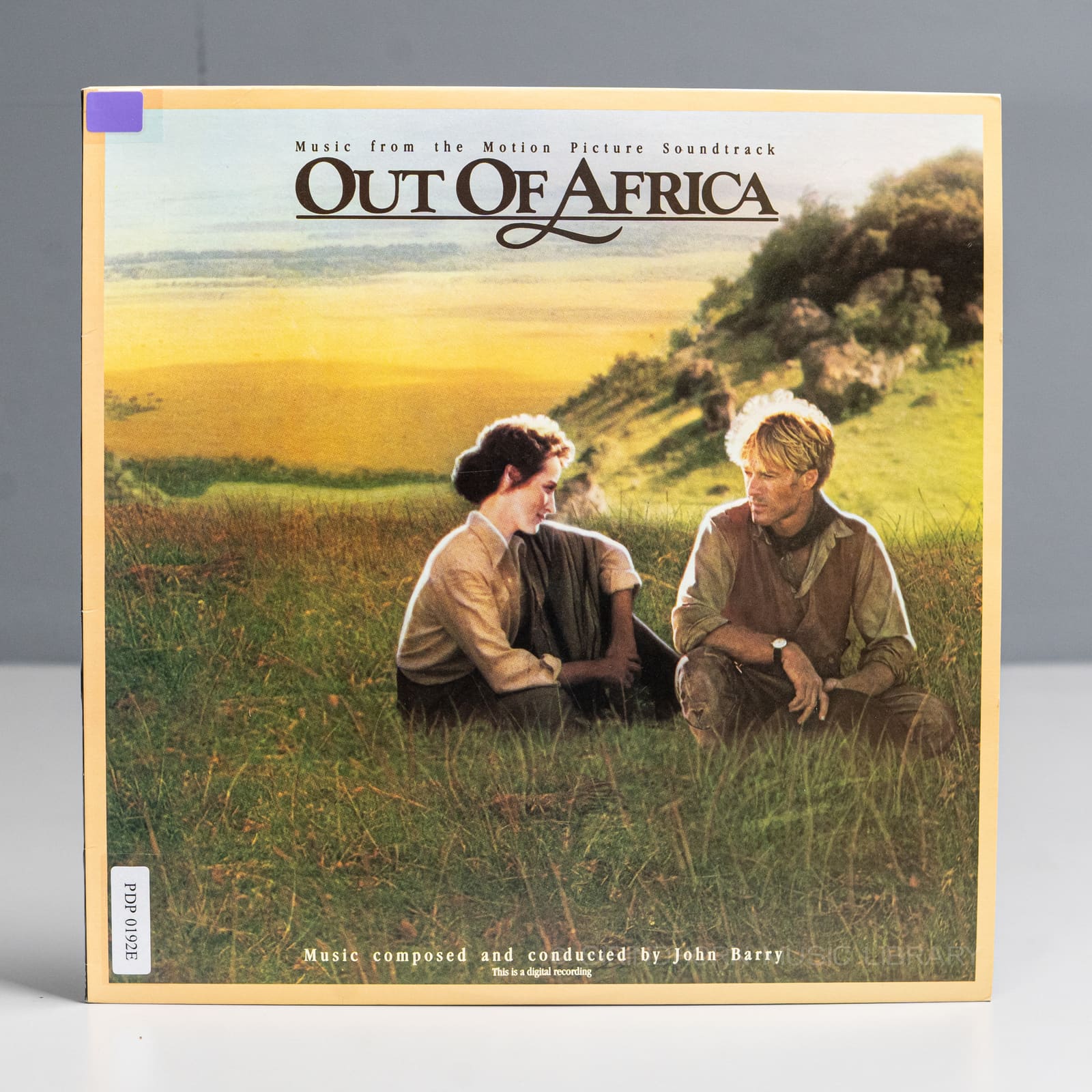 ปกแผ่น Out of Africa music from the motion picture soundtrack