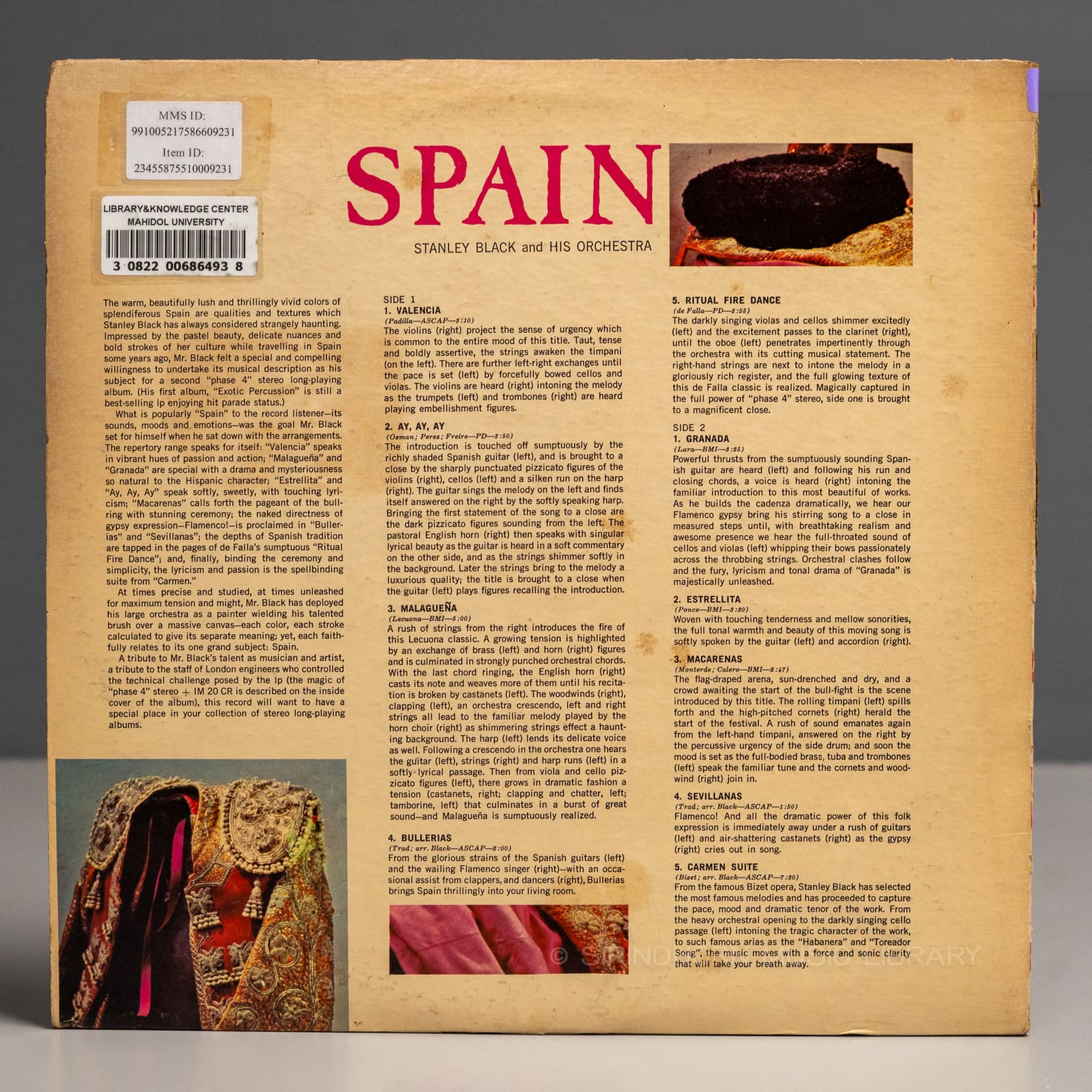 ปกหลัง — Spain