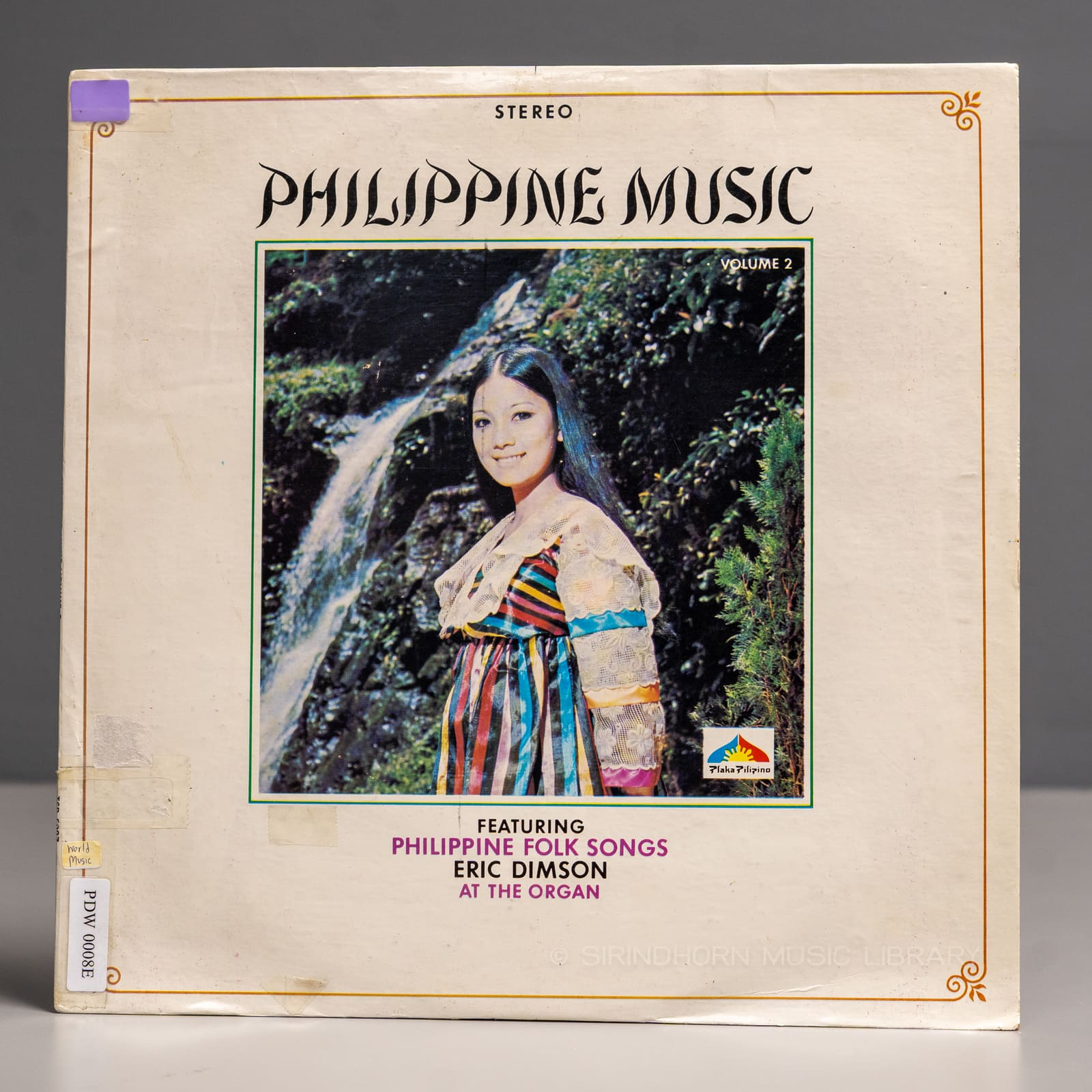 ปกแผ่น Philippine music featuring Philippine folk songs