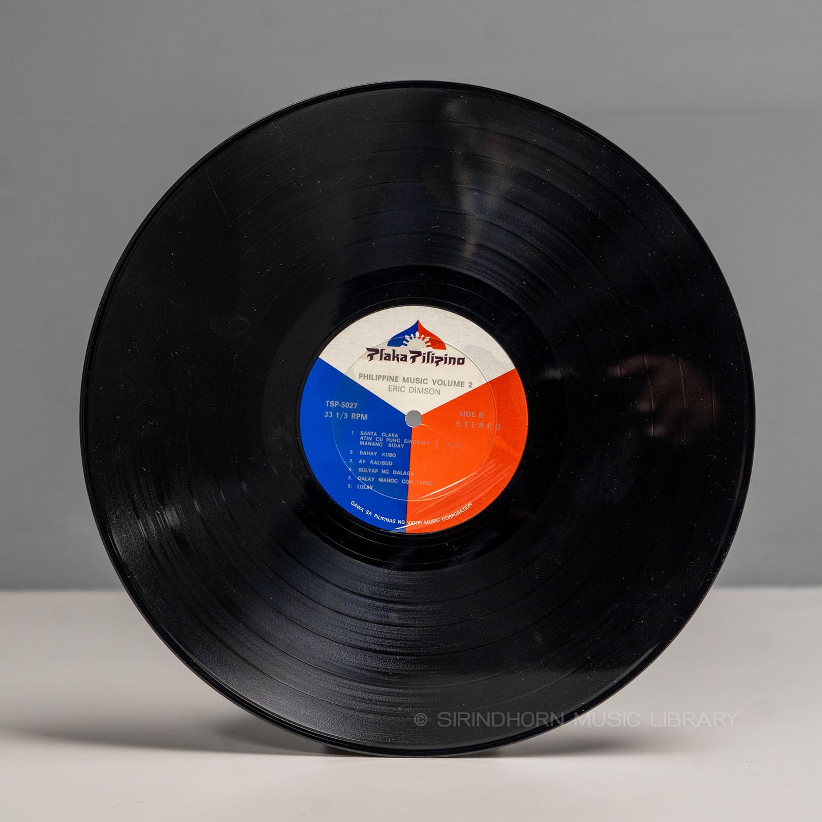 ป้ายแผ่นเสียง B — Philippine music featuring Philippine folk songs