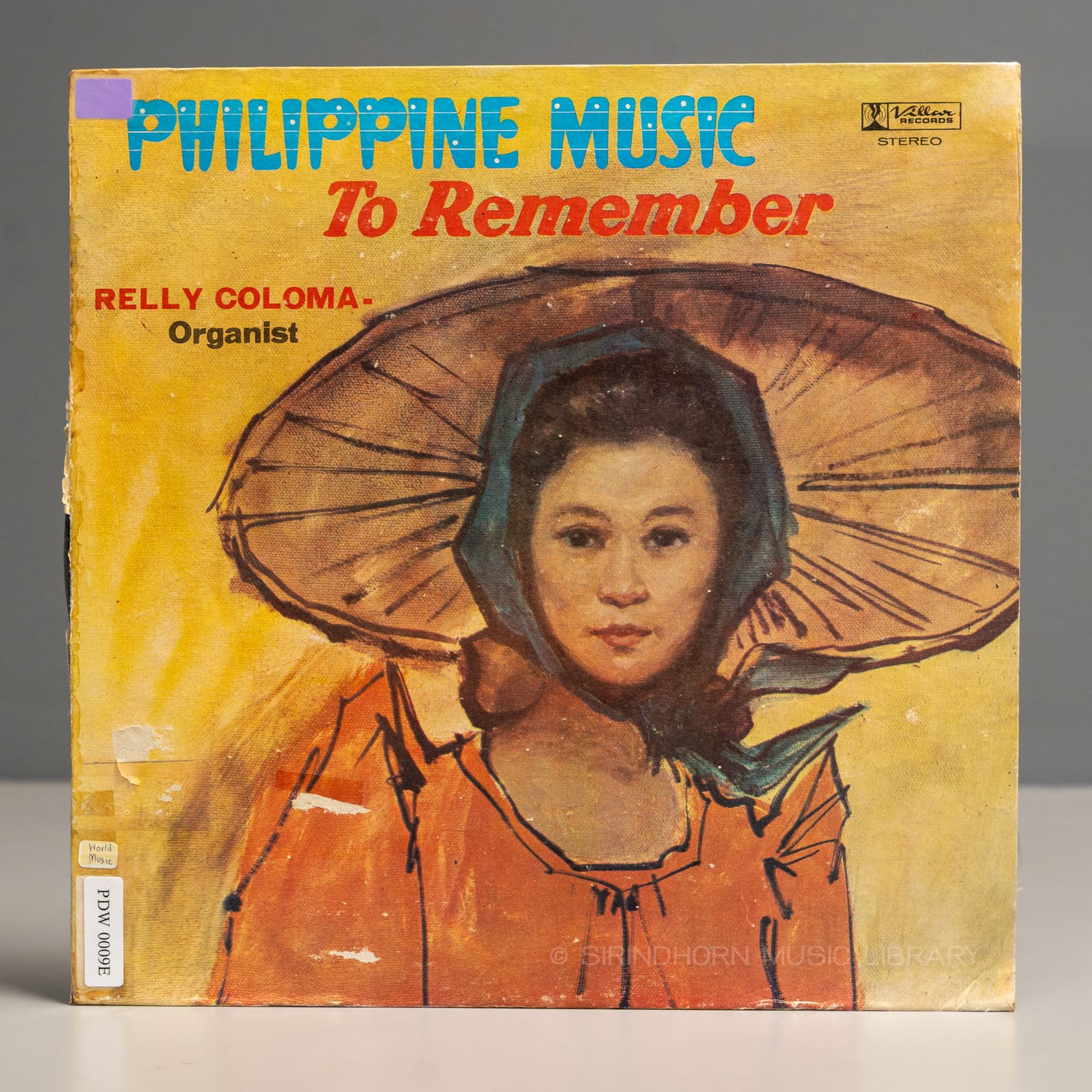 ปกแผ่น Philippine music to remember