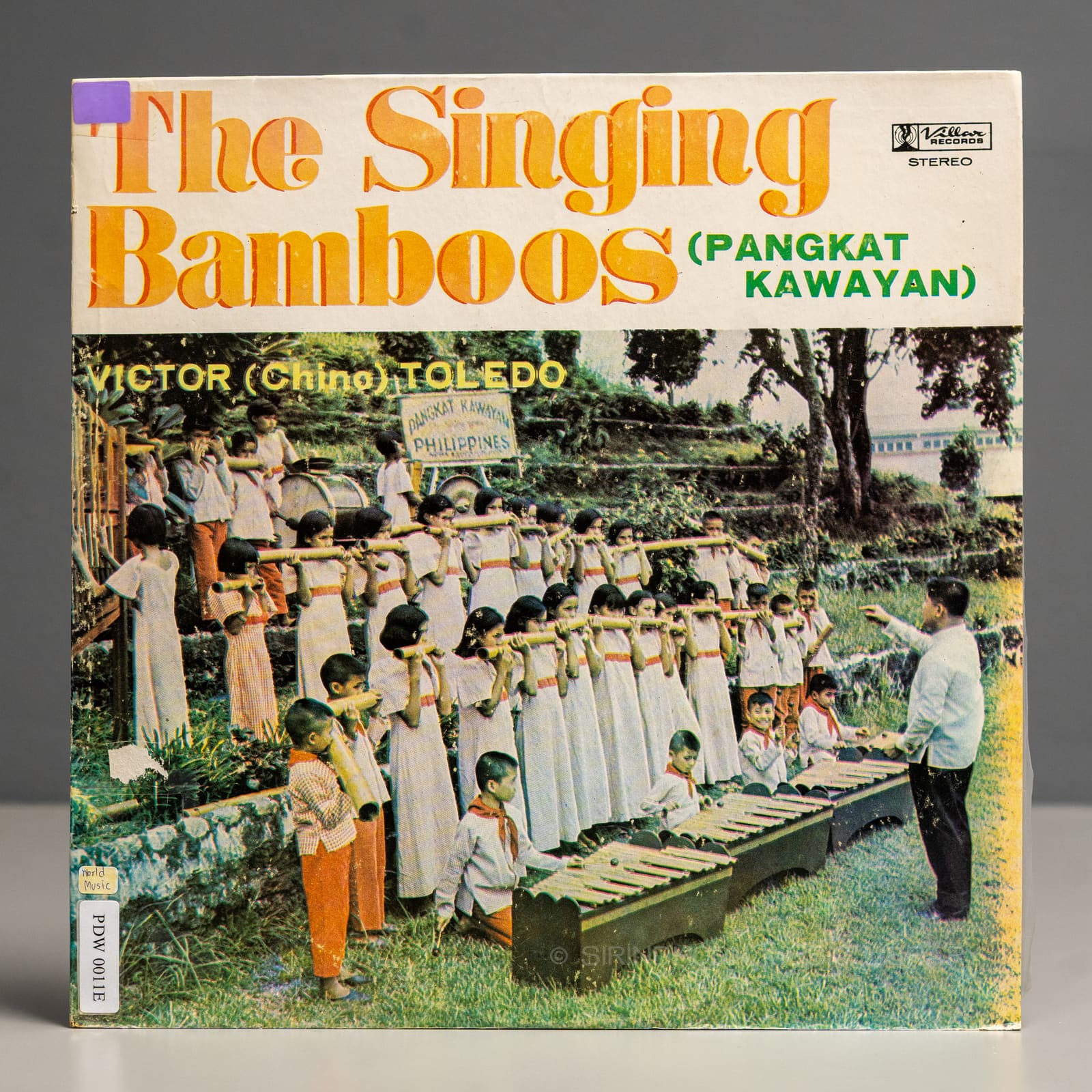 ปกแผ่น The singing bamboos