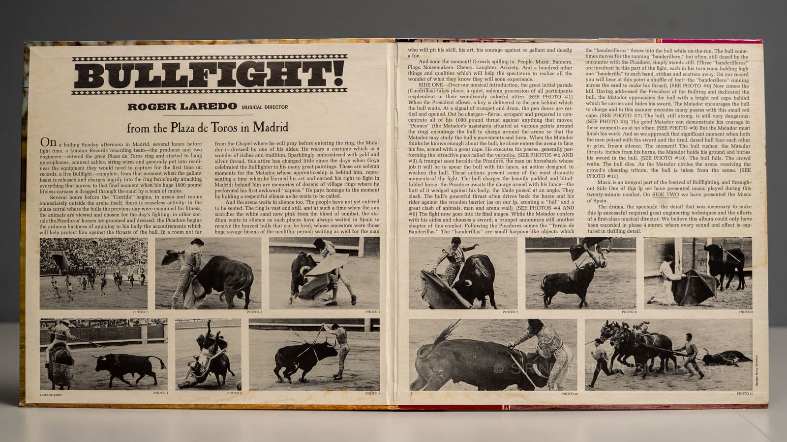 หน้าปกด้านใน 1 — Bullfight!