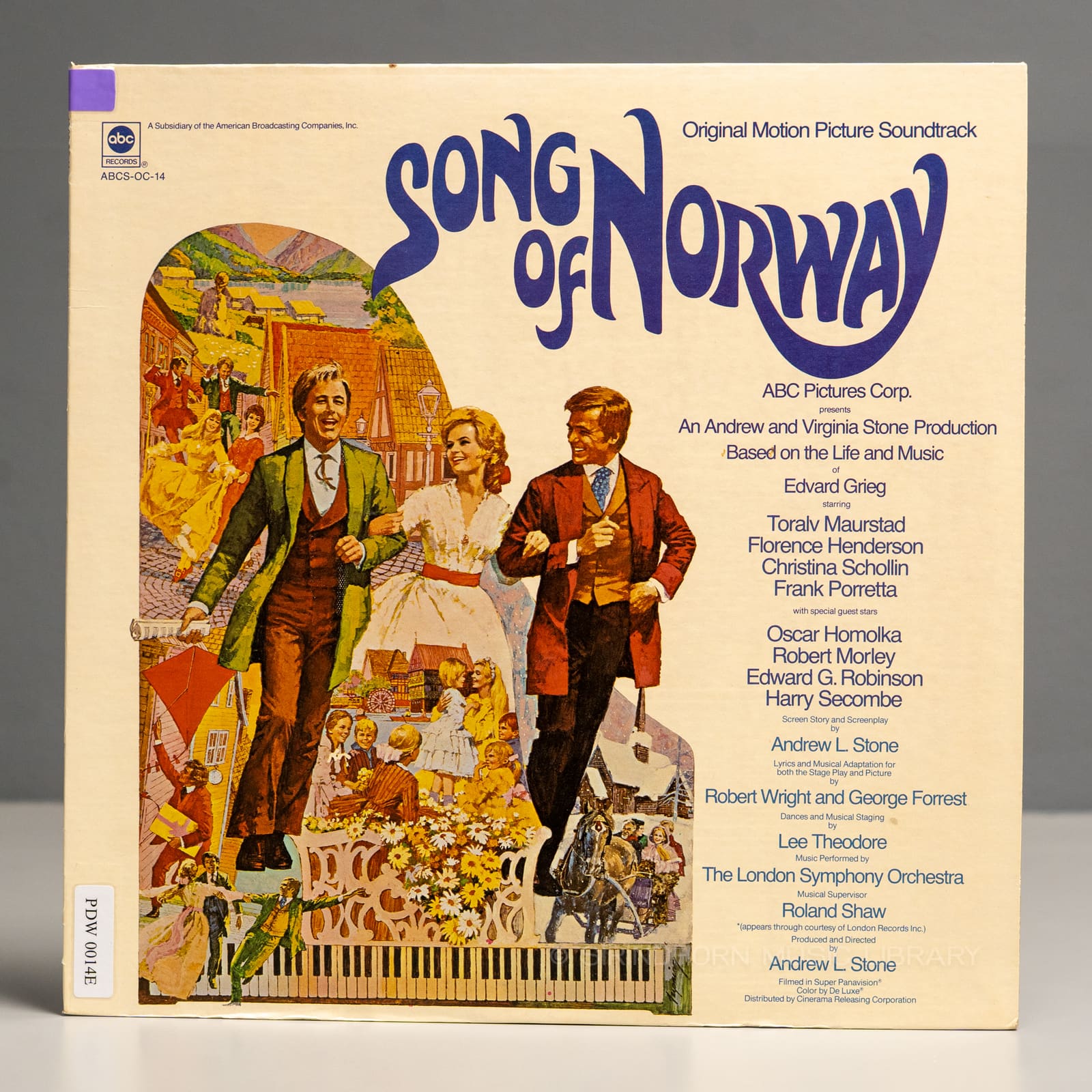 ปกแผ่น Song of Norway Original Motion Picture Soundtrack