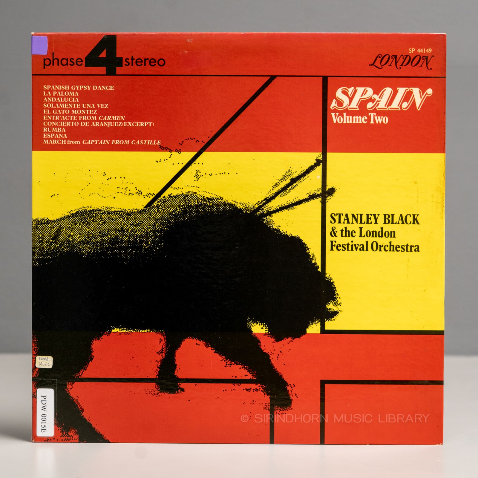 ปกแผ่น Spain volume two